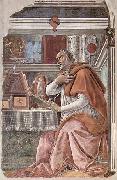 Sandro Botticelli Saint Augustine Spain oil painting artist